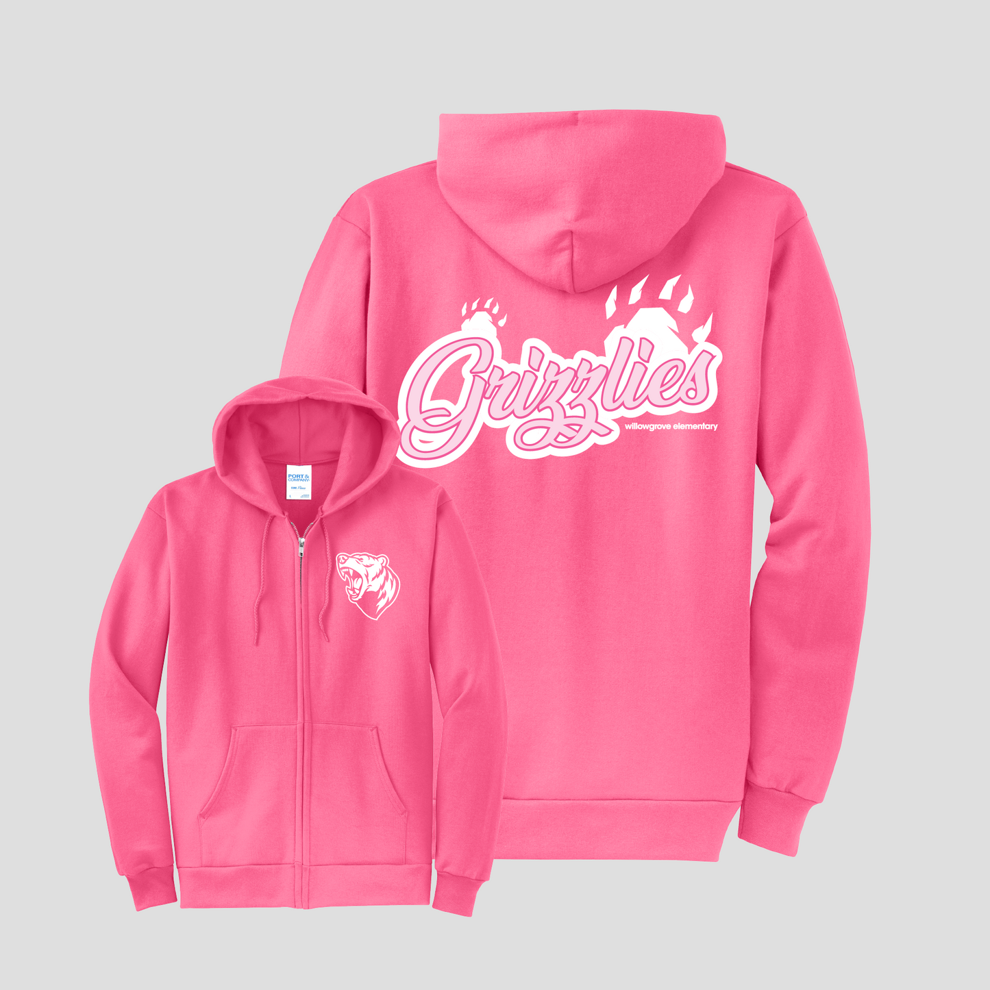 TD Full Zip Girls Hoodie (Youth)