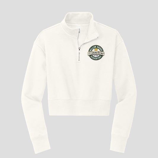 Grizzly Women's 1/2 zip Crop Fleece